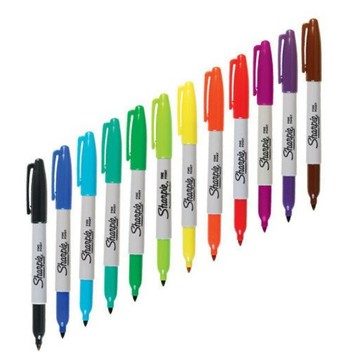 美國 Sharpie Fine 30001-8 萬用筆 1mm (粗字) 簽字筆 奇異筆 麥克筆 速乾 無毒【APP滿額下單4%點數(單一帳號最高1000點)】7/31止