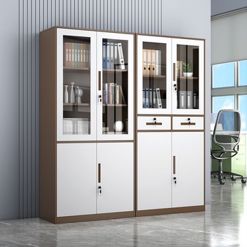 辦公櫥櫃 鋼制文件櫃辦公室檔案櫃資料櫃密碼鎖辦公室鐵皮文件櫃宿舍儲物櫃S070快速出貨