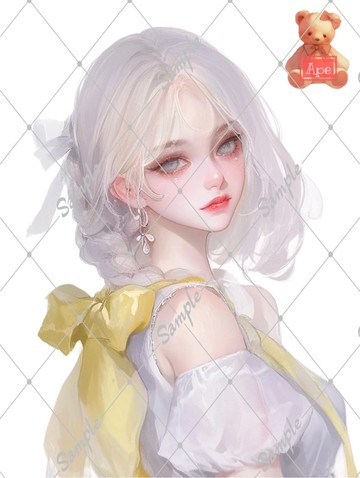 原創人物貼紙 裝飾貼紙 一組內含5張