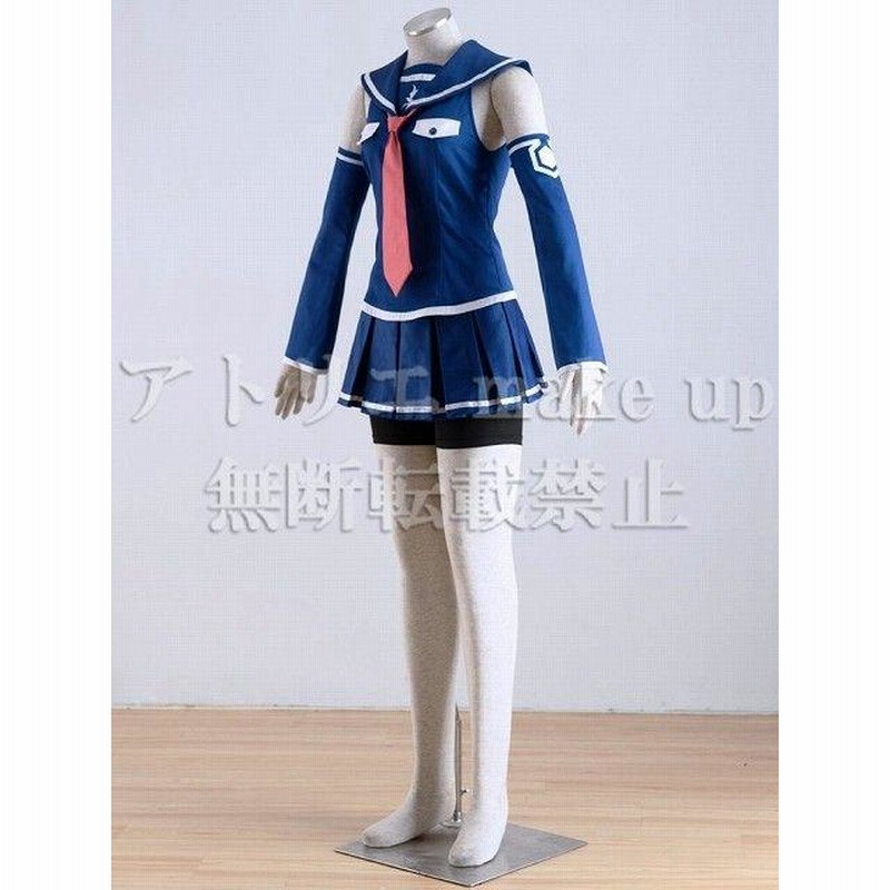 蒼き鋼のアルペジオ コスプレ 衣装】イオナ イ401 セーラー服