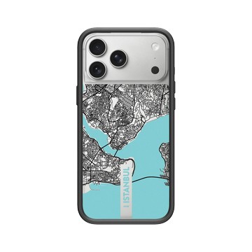 iPhone 17 Pro Max Mod NX -邊框背蓋組合 (相機按鈕) 黑 - JOCR - Istanbul (Black Logo)