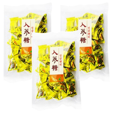 高麗人蔘風味糖 台灣產  110g  3袋