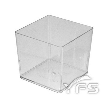 120cc - D-B5550小直方杯 (布丁杯/奶酪/優格/提拉米蘇/冰淇淋/甜點/塑膠杯)【裕發興包裝】BS0055/BS0056/BS0057