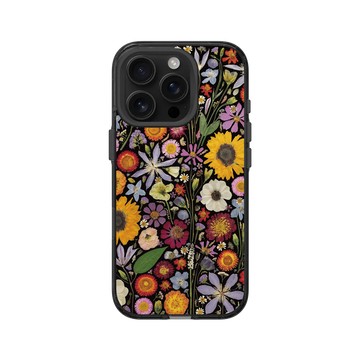 iPhone 16 Pro Clear (相機按鈕) 酷墨灰 - Flower Press Stuido - 浪潮
