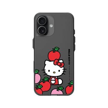 iPhone 17 Clear (相機按鈕) 酷墨灰 - 三麗鷗-Hello Kitty - 蘋果疊疊樂