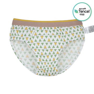 韓國 Ppippilong - 天絲纖維透氣三角褲(男寶)-三角老鼠-淺灰