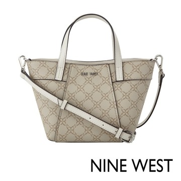 【NINE WEST】BEX 經典水餃包/手提包/側背包/斜背包-LOGO紋(545975)