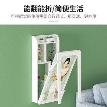 附發票 網紅掛墻折疊桌可折疊家用定制壁畫書房學習桌多功能辦公臥室家具