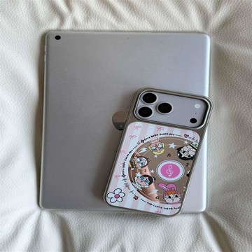 ✨iPhone手機殼✨條紋唱片適用蘋果17Promax/16手機殼iPhone15潮款14鏡面13/12防摔