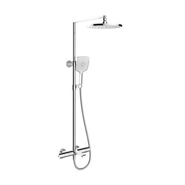 Avid 恆溫三出水淋浴柱 (鍍鉻)