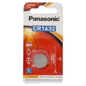 Panasonic 台灣公司貨 鋰鈕扣電池 CR-1632  1入  1組