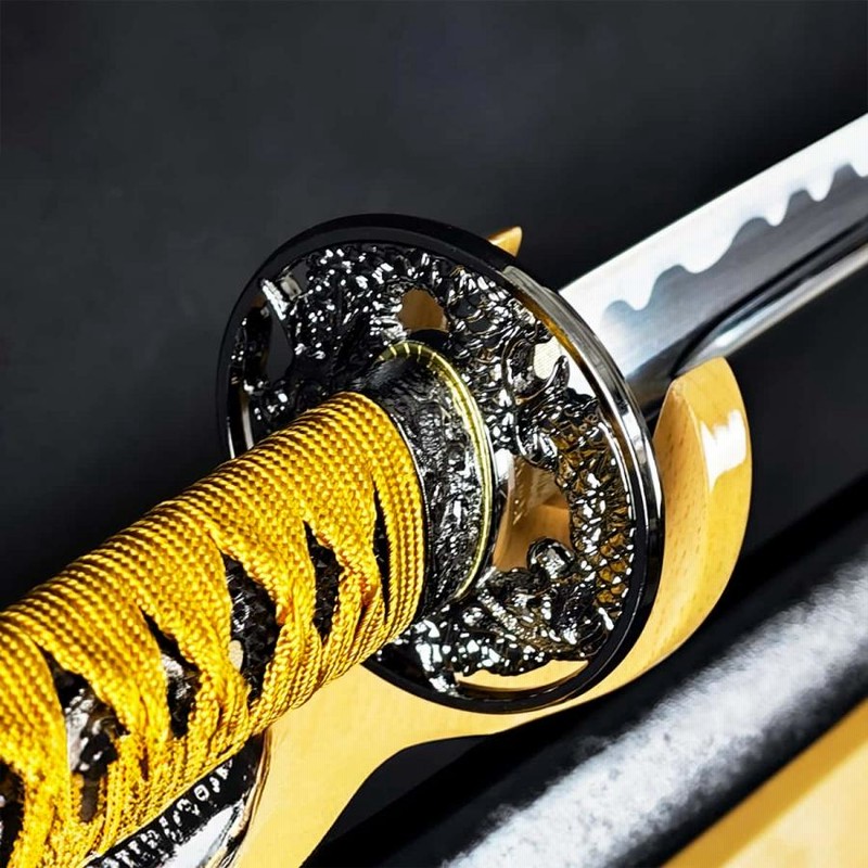 高級模造刀 近藤勇拵え 長曽根虎徹 金茶柄 近藤勇拵え 長曽称虎徹 模造刀｜【公式】模造刀・居合刀の専門店「忍屋」