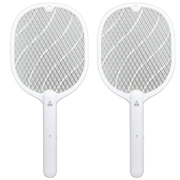 勳風 電池式三層大網面捕蚊拍二入組 DHF-S7010