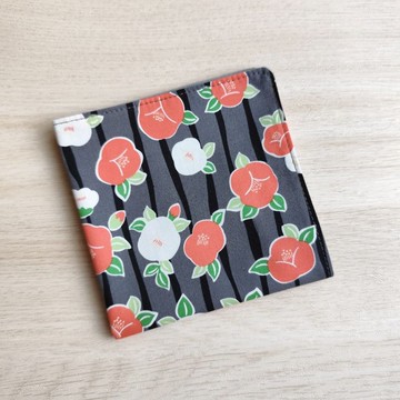 台灣純棉手帕=暗夜山茶