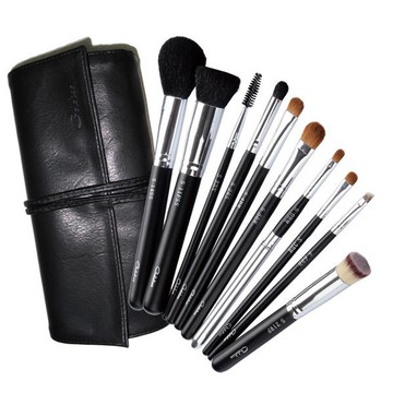 【Galatea葛拉蒂】 天顏系列10支裝專業刷具組(送15孔皮套）