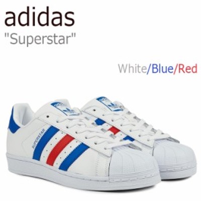 Superstar アディダス スーパースター スニーカー Adidas メンズ レディース ホワイト ブルー レッド シューズ 2246 通販 Lineポイント最大get Lineショッピング