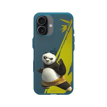iPhone 17 Clear (相機按鈕) 夜幕藍 - Kung Fu Panda - 阿波