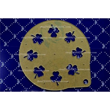 8等份/三葉草/糖霜模/蛋糕糖粉篩/亞克力篩粉模/噴畫彩繪手繪模