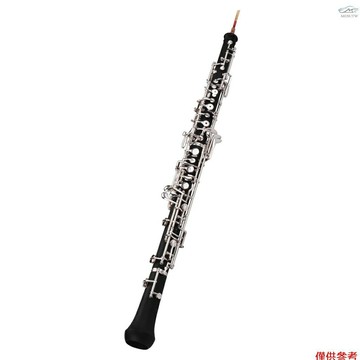 專業雙簧管C鍵半自動風格鍍銀鍵木管樂器帶雙簧管蘆葦手套皮套手提袋清潔布迷你螺絲刀