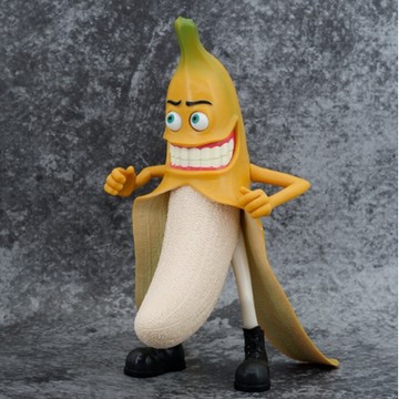 猥瑣香蕉【遊戲家】香蕉先生惡搞玩具 邪惡香蕉限量 公仔模型盒裝公仔