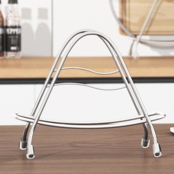 不銹鋼鍋蓋架家用坐式砧板架廚房案板置物架收納放粘板菜板架臺面