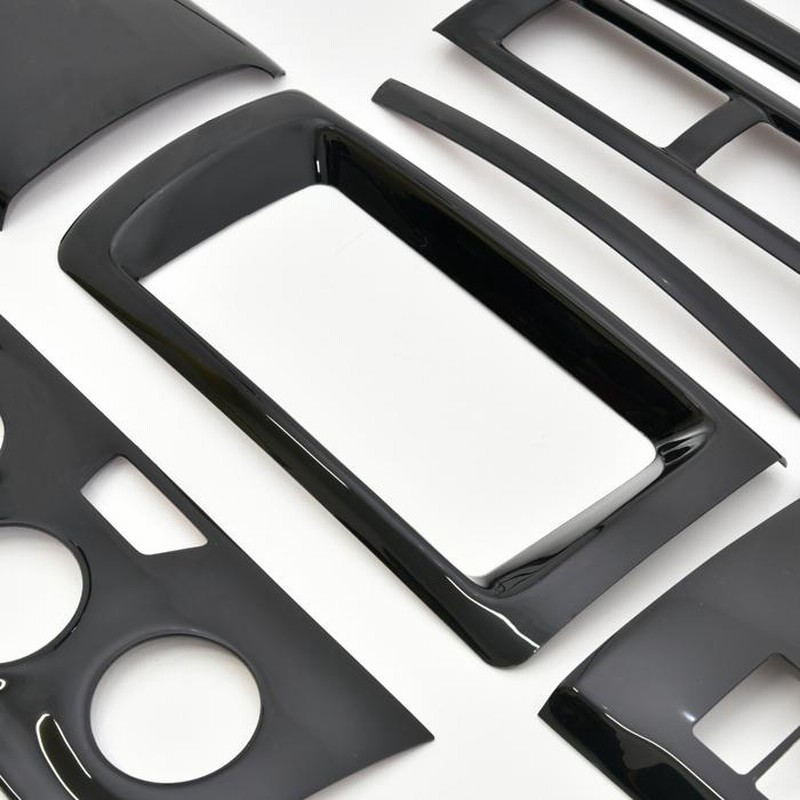 車 アクセサリー インテリアパネル bB・QNC20系 3D 20P 黒ウッド