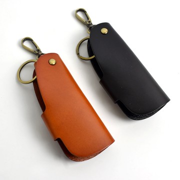 鑰匙包 真皮弧形壓扣【NW536】