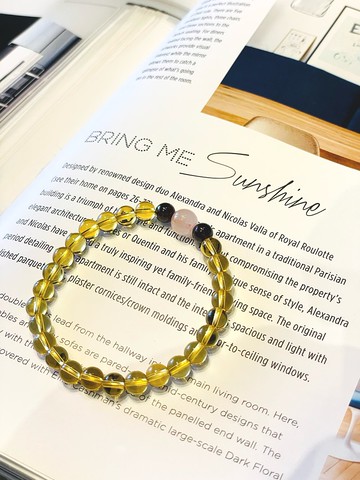 驀然(手環系列)黃水晶6mm:財富