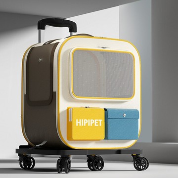 行李箱 旅行箱 拉桿箱 輕便萬向輪 出國學生登機箱狗狗拉桿箱便攜貓背包大容量雙肩包拉桿包寵物箱包貓包狗包外出包