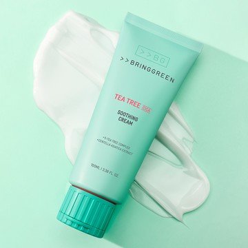 BRINGGREEN Tea Tree Cica Soothing Cream+ 100mL_NEW