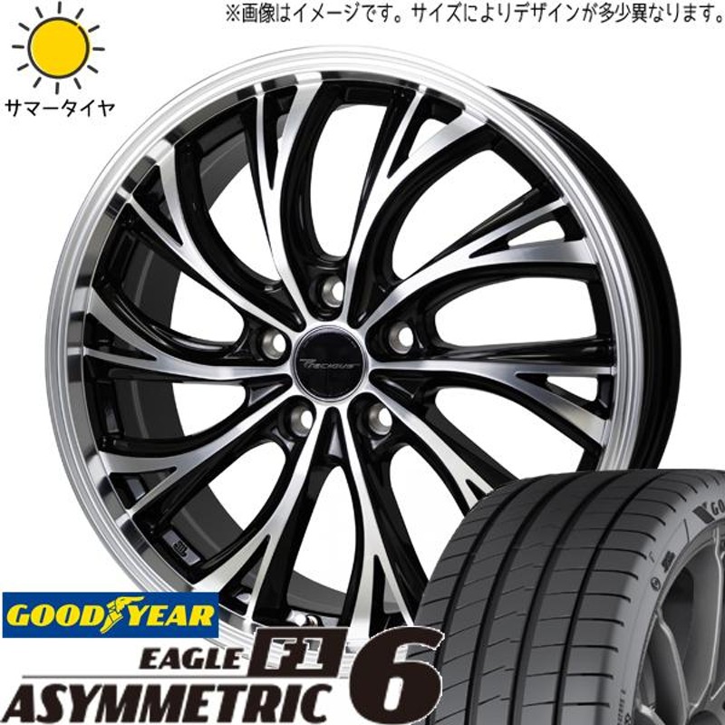 タイヤ・ホイールセット 245/45R19 サマータイヤホイールセット アルファード etc (GOODYEAR ASYMMETRIC6 u0026 Precious HS2 5穴  114.3) | LINEショッピング