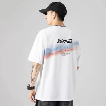 ??短袖t恤男款2025夏季新款潮流寬松潮牌重磅男生夏裝純棉男士衣服