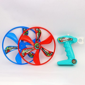 兒童竹蜻蜓拉線旋轉飛碟手拉飛盤戶外運動鍛煉親子互動飛天玩具 鑫弘-戶外運動