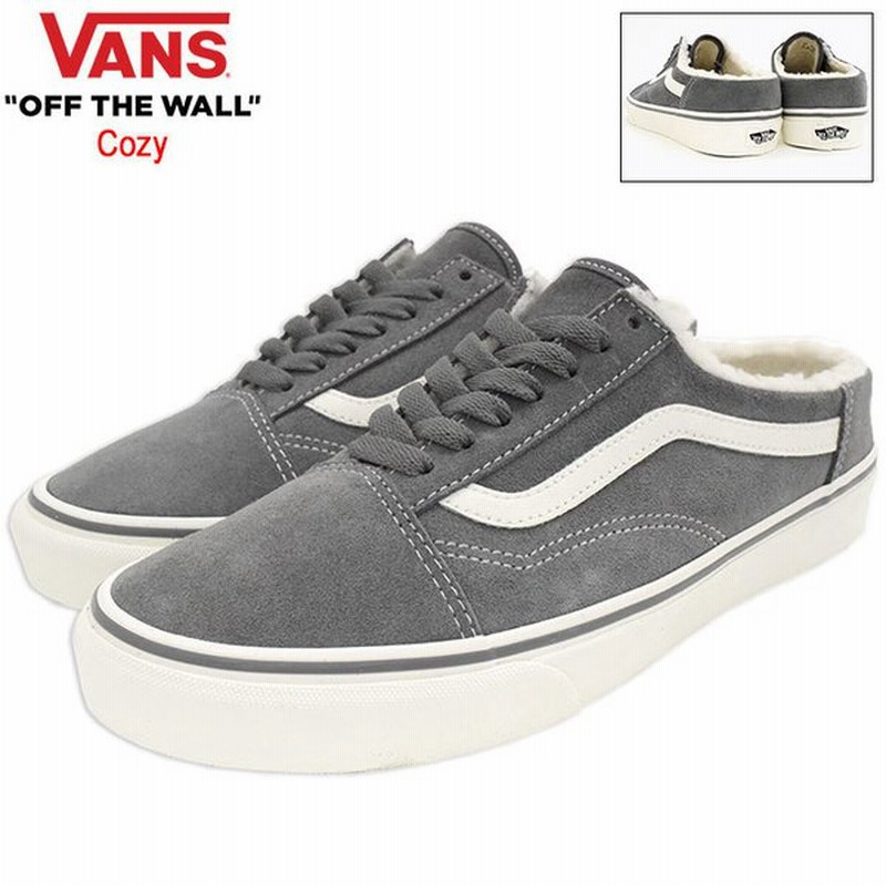 バンズ スニーカー Vans メンズ 男性用 オールドスクール ミュール Pewter Marshmallow コージー Vn0a4p3y97x Old Skool Mule Cozy 通販 Lineポイント最大0 5 Get Lineショッピング