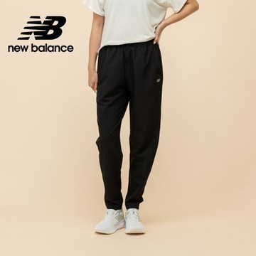 【New Balance】MIT抽繩速乾直筒長褲_女性_黑色_6872440389