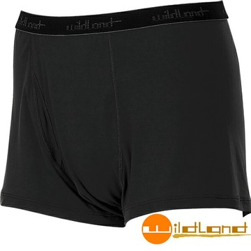 【【蘋果戶外】】零碼出清 荒野 W1680-54 黑色 WildLand 男 透氣排汗開洞四角褲 快乾排汗內褲/居家睡褲/透氣運動內褲/平口褲