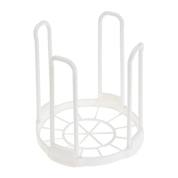 Block Mart 廚房多用途碗架 14x14.8 公分 白色 4個