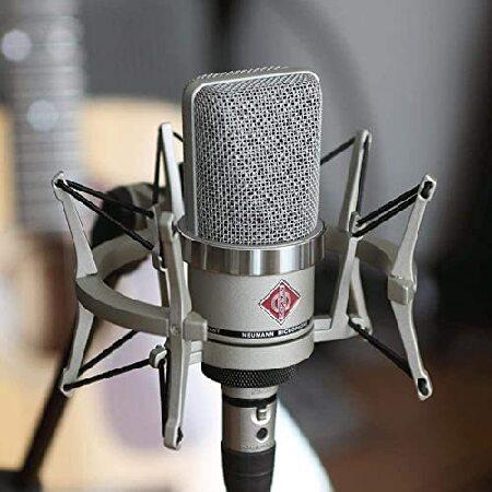 Neumann TLM 102 Studio Set Cardioid Large Diaphragm Condenser Microphone Set Nickel by Neumann