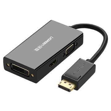 UGREEN 綠聯 DisplayPort轉HDMI/VGA/DVI轉換器 PRO版  DP110  1個