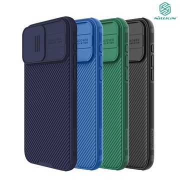 NILLKIN Apple iPhone 15 Pro 黑鏡 Pro 磁吸保護殼(藍色)