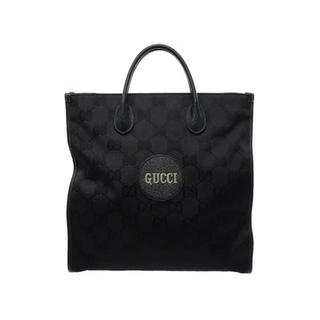 GUCCI 黑金OFF THE GRID 尼龍手提包托特包