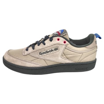 Reebok 麂皮拼接復古休閒鞋 Club C85  27.5cm  卡其色