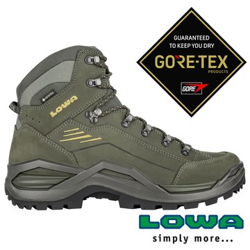 【LOWA】RENEGADE男中筒GTX健行鞋『橄欖綠/芥黃』311916 戶外 露營 登山 健行 休閒 時尚 Gore-tex 健行鞋