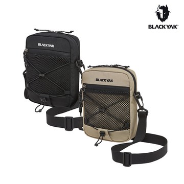 BLACKYAK 韓國 TRAVEL CROSS斜背包(淺卡其/黑色)| IU代言 運動配件 側背包 斜背包 小包 |BYDB1NBD03