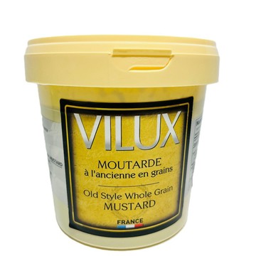 【億明食品】法國🇫🇷 VILUX 芥末籽醬 法國芥末籽醬 法式芥末籽醬 1kg