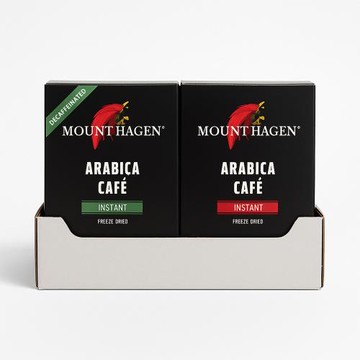 【Mount Hagen】公平貿易即溶咖啡 25入*16盒超值組合（原廠箱裝）