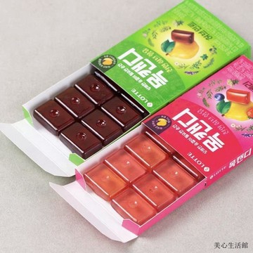 促銷熱賣🍬韓國進口LOTTE樂天木瓜香草味薄荷潤喉糖水果味清新口氣糖果零食