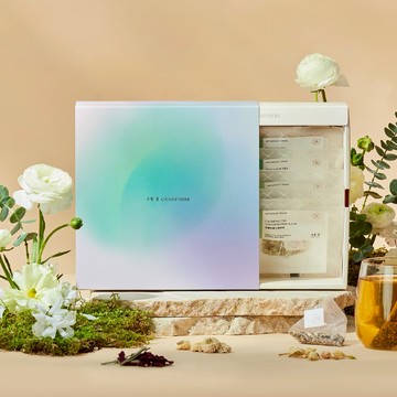 靜夜花語【小草作】永續禮系列｜無咖啡因花草茶禮盒 (附禮袋與心意小卡)