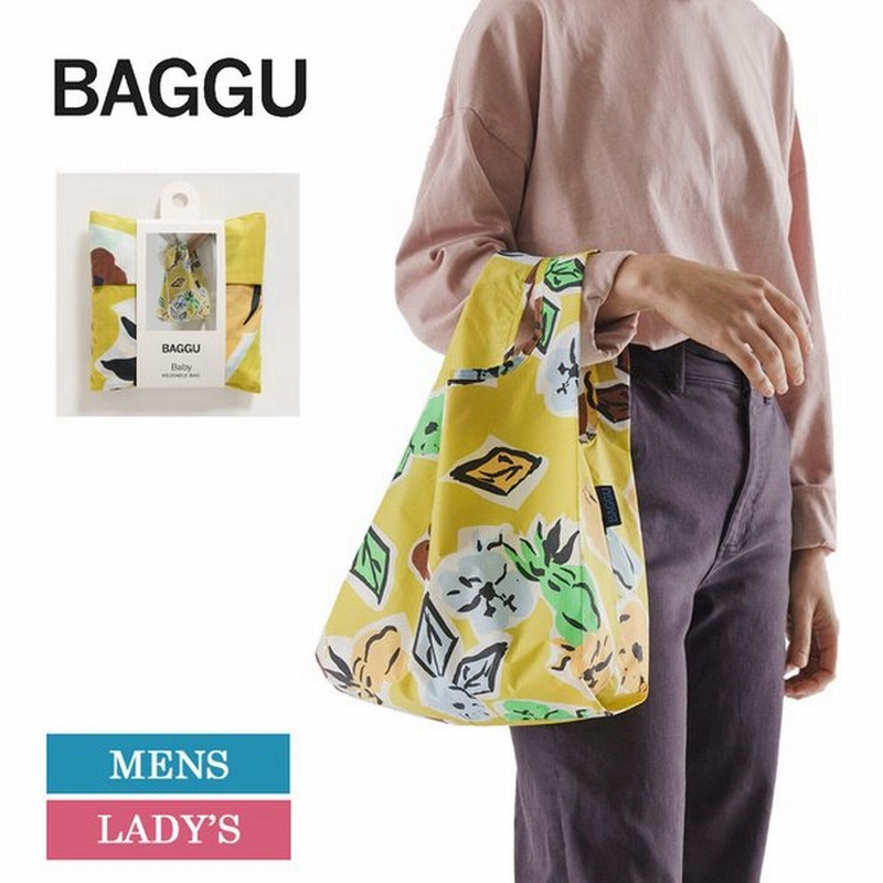 メール便 エコバッグ Baggu Baby ベビー バグー バッグ バグゥ Paper Floral レディース トートバッグ 折りたたみ ナイロンバッグ ショッピングバッグ 黄 花柄 通販 Lineポイント最大get Lineショッピング