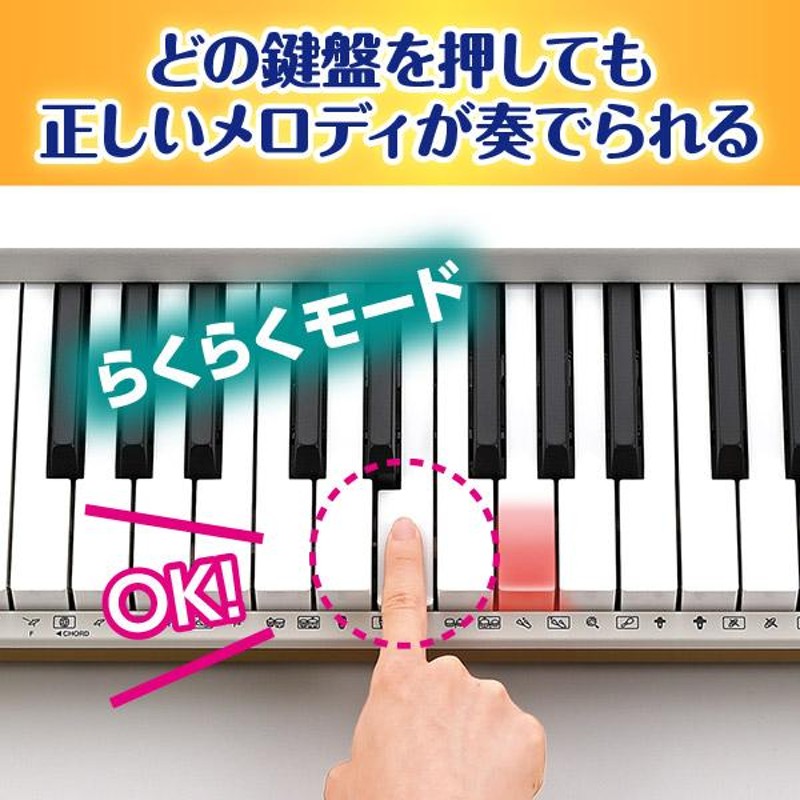 6月中旬出荷】カシオ 楽らくキーボード LK-526 ココチモオリジナル